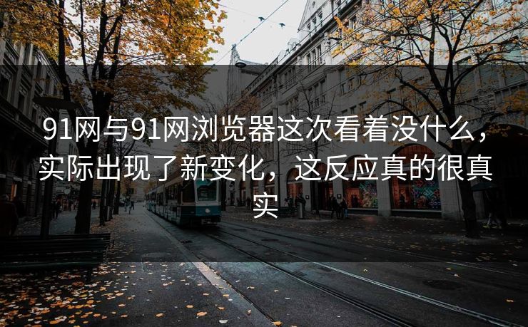 91网与91网浏览器这次看着没什么，实际出现了新变化，这反应真的很真实